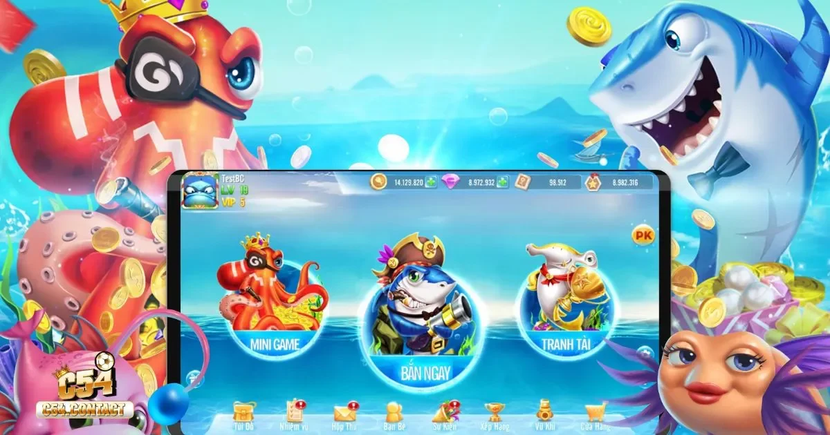 Bắn Cá Đổi Thưởng 69 C54: Hệ thống tiền thưởng & cách đổi thưởng nhanh chóng