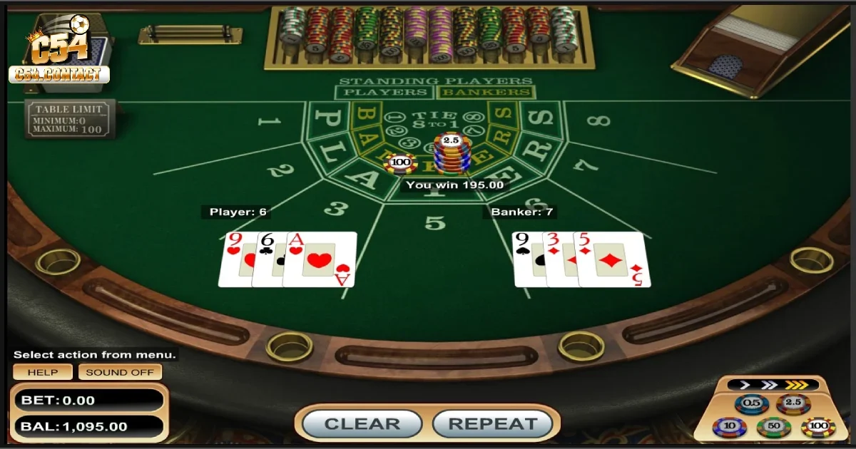 Luật chơi cơ bản trong baccarat